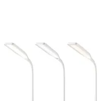 dimmbare LED Schreibtischlampe mit Qi Ladegerät weiß