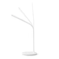 dimmbare LED Schreibtischlampe mit Qi Ladegerät weiß