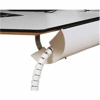 Götessons Half Pipe Kabelkanal silbergrau