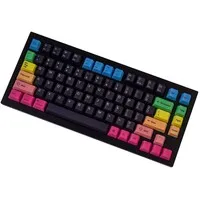 Keychron OEM-Profil-Tastenkappen aus PBT mit Farbsublimationsdruck für Q1, Q2 und K2 – Rainbow