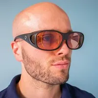 Multilens Biocover Migräne-Überbrille mit FL41-Filter – Schwarz