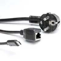 Axessline Desk - 3x Strom, USB-A + USB-C Ladegerät & USB-C + RJ45 Datenanschluss
