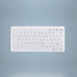 Active Key ClassicClean compact medizinisches Tastatur kabelgebunden weiß