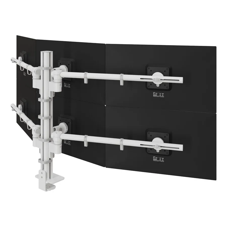 Dataflex Viewgo modularer Monitorarm für 6 Bildschirme weiß