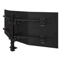 Dataflex Viewgo modularer Monitorarm für 6 Bildschirme, schwarz