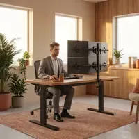 Dataflex Viewgo modularer Monitorarm für 6 Bildschirme, schwarz