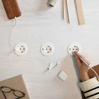 Powerdot Compact Power mit USB-C-Ladegerät, Ø 60 mm, weiß
