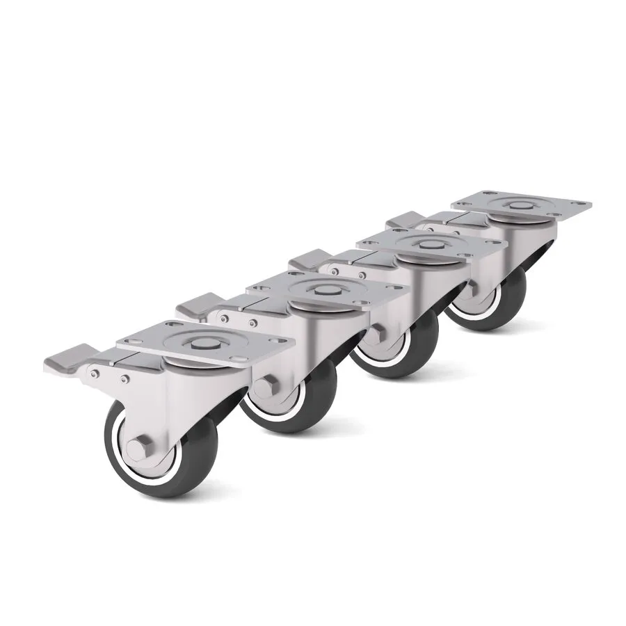 Ergopro Set Schwerlast-Lenkrollen (4 Stück)