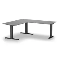 Ergopro MultiCorner Eckbüroschrank-Gestell – Schwarz