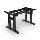 Ergopro Heavy-Duty elektrisches Sitz-Steh-Schreibtischgestell - Schwarz