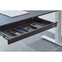 Ergopro 528 abschließbare Schreibtischschublade schwarz