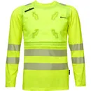 INUTEQ Bodycool Smart-X DRY kühlendes T-Shirt, reflektierend, langärmelig, gelb