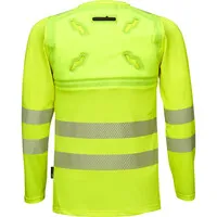 INUTEQ Bodycool Smart-X DRY kühlendes T-Shirt, reflektierend, langärmelig, gelb