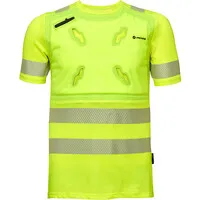 INUTEQ Bodycool Smart-X DRY kühlendes T-Shirt reflektierend kurze Ärmel gelb