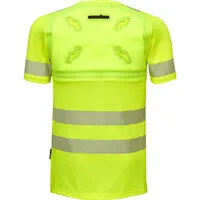 INUTEQ Bodycool Smart-X DRY kühlendes T-Shirt reflektierend kurze Ärmel gelb