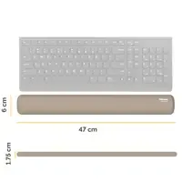 Fellowes Breyta Handballenauflage für Full-Size-Tastatur Sand