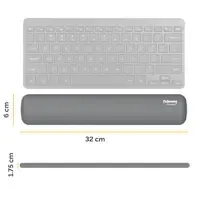 Fellowes Breyta Handgelenkauflage für kompakte Tastatur grau