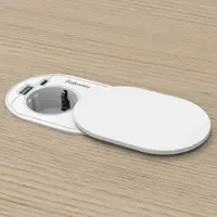 Fellowes Power-Spot® Slide weiß - 1x 230V & USB A+C Ladegerät