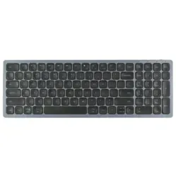 Ergofy Kompakte kabellose Tastatur mit Ziffernblock – Silber/Schwarz