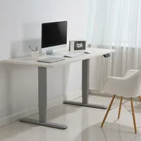 Ergopro Steh-Sitz-Schreibtisch-Gestell „Basic“ – grau