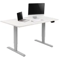 Ergopro Steh-Sitz-Schreibtisch-Gestell „Basic“ – grau