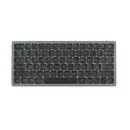 Ergofy Kompakte kabellose Tastatur – Silber/Schwarz