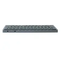 Ergofy Kompakte kabellose Tastatur – Silber/Schwarz