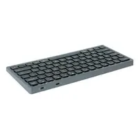 Ergofy Kompakte kabellose Tastatur – Silber/Schwarz