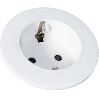 Ergopro VOLT_IN Ring Ø54 mm Weiß Einbausteckdose