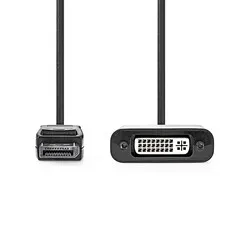 Nedis Displayport Stecker - DVI-D 24+1 Buchse Adapterkabel