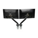 BakkerElkhuizen Flexibler Monitorarm für 2 Monitore – dunkelgrau