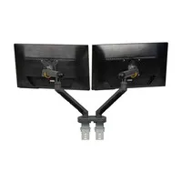 BakkerElkhuizen Flexibler Monitorarm für 2 Monitore – dunkelgrau