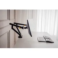 BakkerElkhuizen Flexibler Monitorarm für 2 Monitore – schwarz