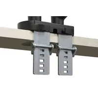 BakkerElkhuizen Flexibler Monitorarm für 2 Monitore – schwarz
