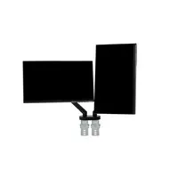 BakkerElkhuizen Flexibler Monitorarm für 2 Monitore – schwarz