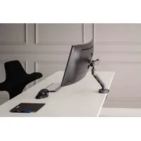 BakkerElkhuizen Flexibler Monitorarm für 1 Monitor - dunkelgrau