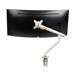 BakkerElkhuizen Flexibler Monitorarm für 1 Monitor - weiß