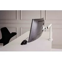 BakkerElkhuizen Flexibler Monitorarm für 1 Monitor - weiß
