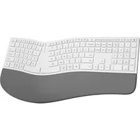 Delux Ergonomic Split Complete, weiß, kabellos