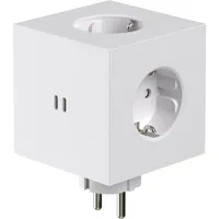 Avolt Steckdosenleiste „Square 2“ – Opal White, Martinelli Luce