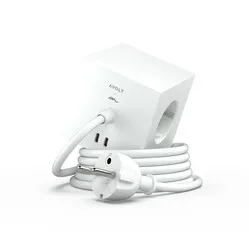 Avolt Steckdosenleiste „Square 1“ – Opal White von Martinelli Luce