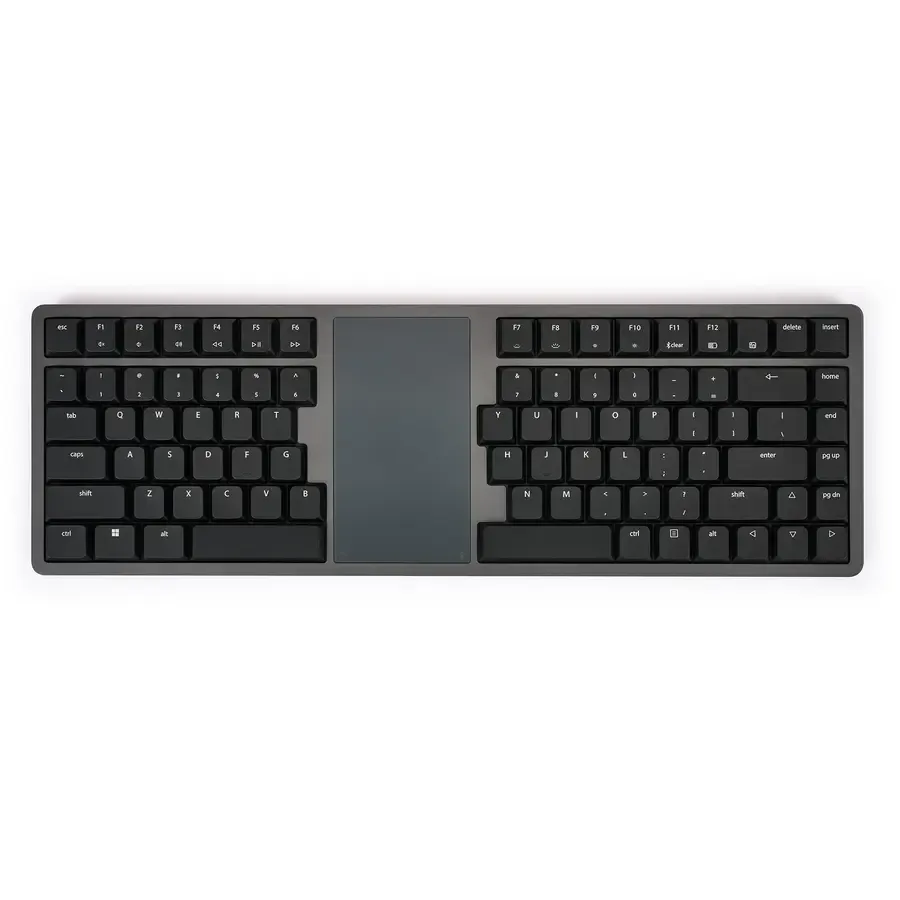 Kinesis Form geteilte kabellose Tastatur mit Touchpad