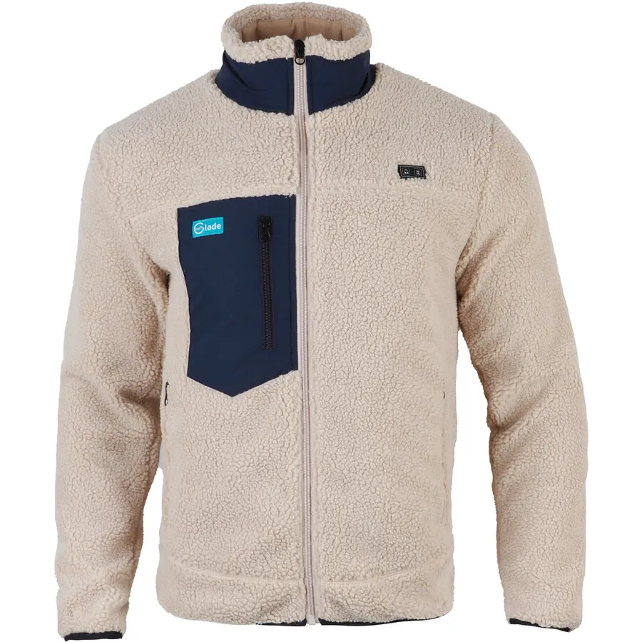 Gløde Wøley Beheizte Fleece-Weste Blau Unisex