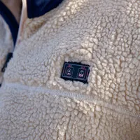Gløde Wøley Beheizte Fleece-Weste Blau Unisex