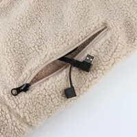 Gløde Wøley Beheizte Fleece-Weste Blau Unisex