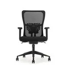 Schaffenburg NEN-Bürostuhl der Serie 250 mit Netzrückenlehne – schwarz