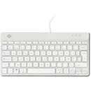 R-Go Compact Break AZERTY-Tastatur, weiß