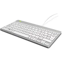 R-Go Compact Break AZERTY-Tastatur, weiß