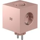 Avolt Square 2-fach-Steckdosenleiste – Old Pink
