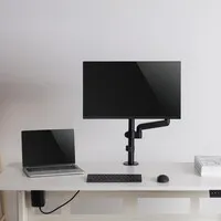 Equip Basic Plus gasfederunterstützter Monitorarm, schwarz